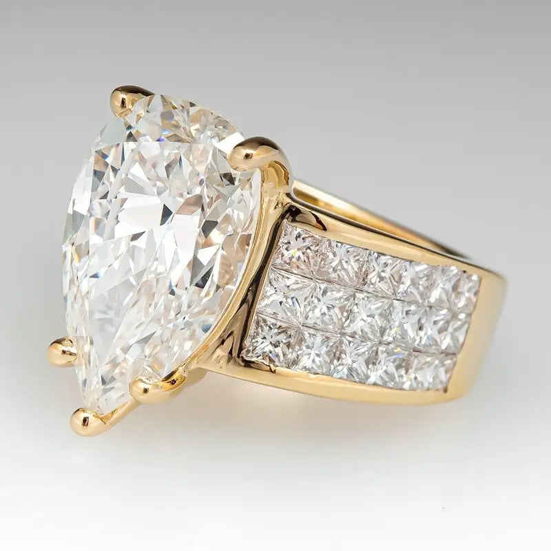 Anillo Gota Dorada