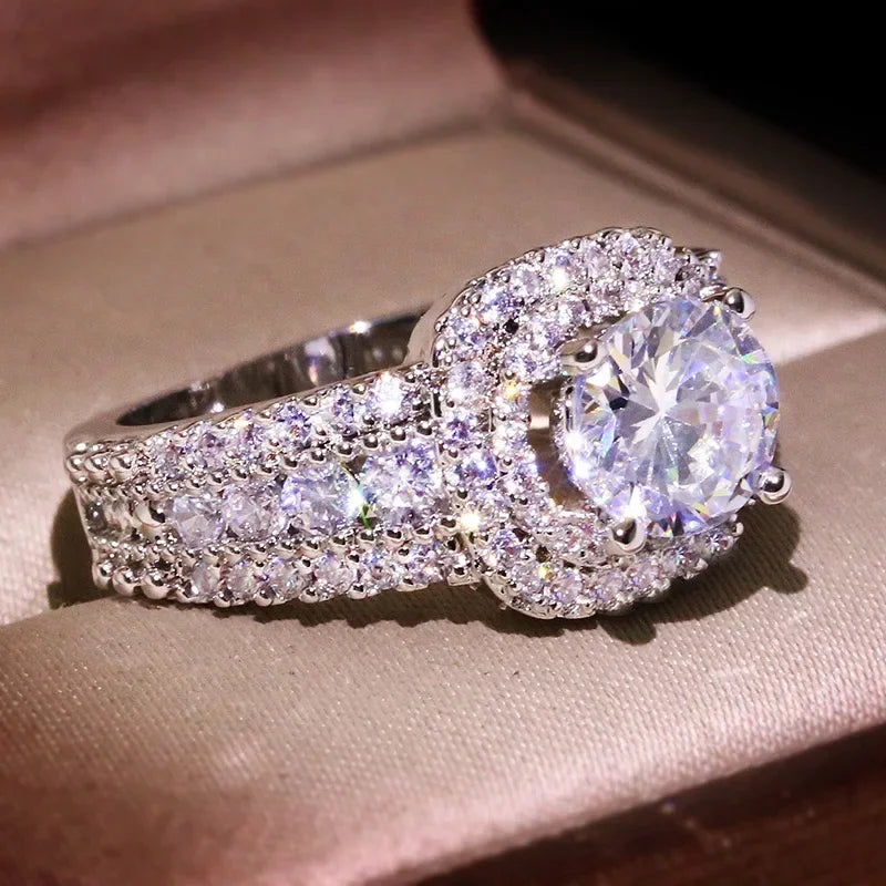 Anillo Cuadratura Brillante