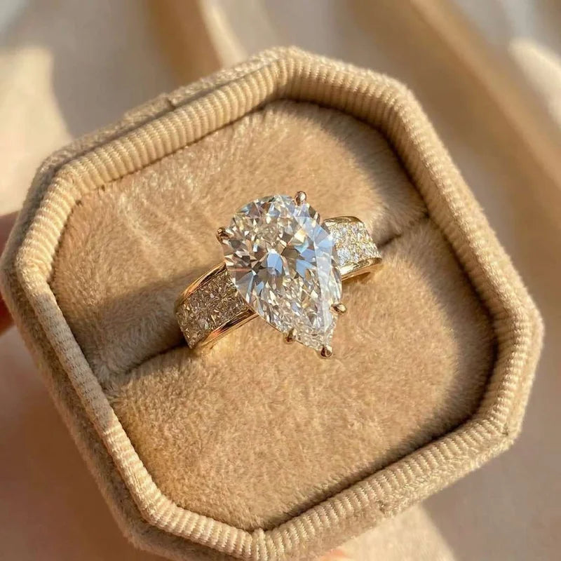 Anillo Gota Dorada