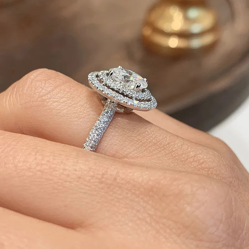 Anillo Eternity Óvalo