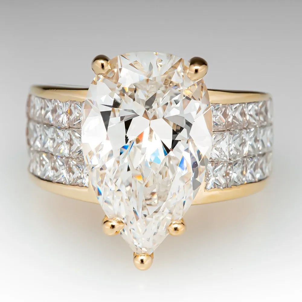 Anillo Gota Dorada