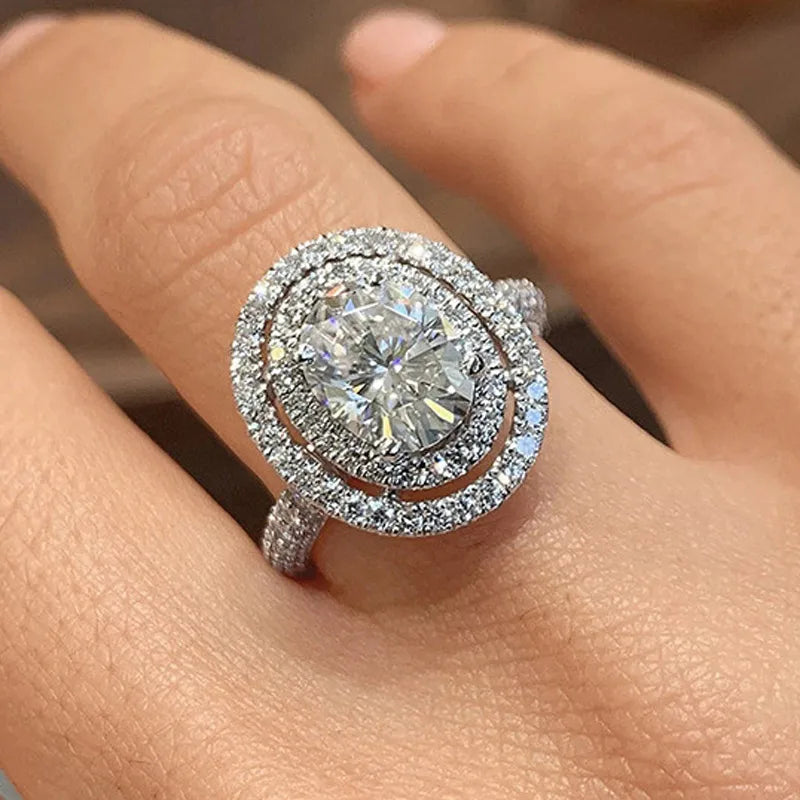 Anillo Eternity Óvalo