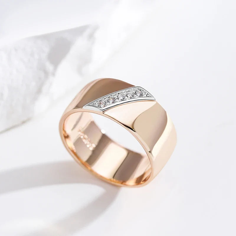Anillo Ancho Rosé Audaz