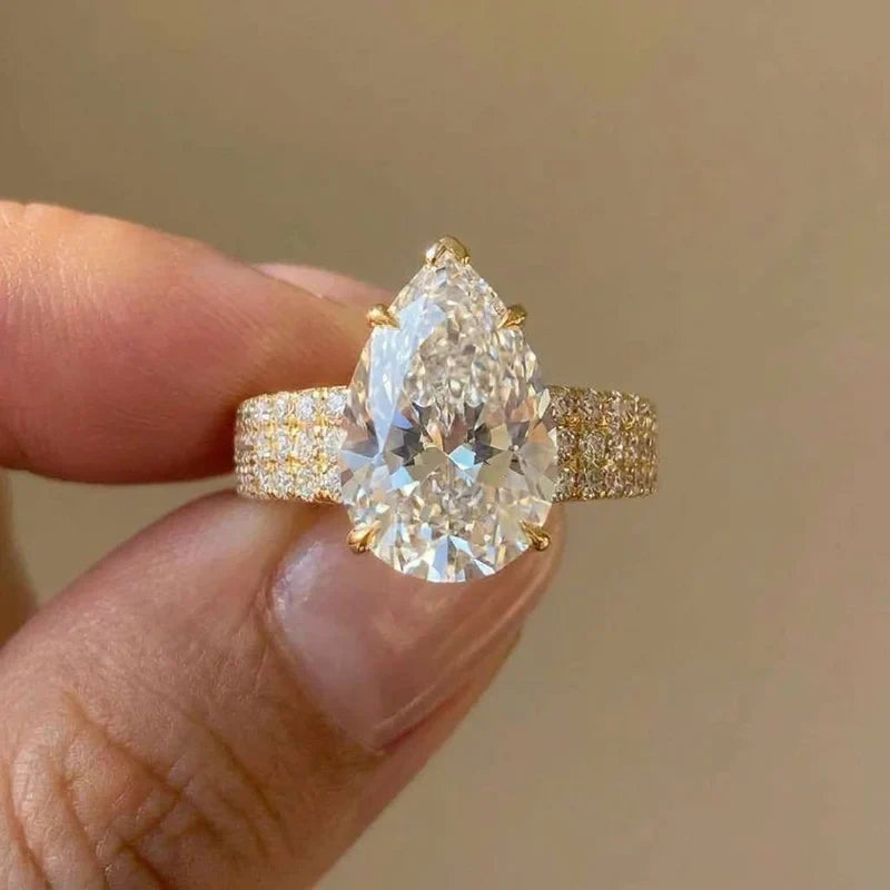Anillo Gota Dorada