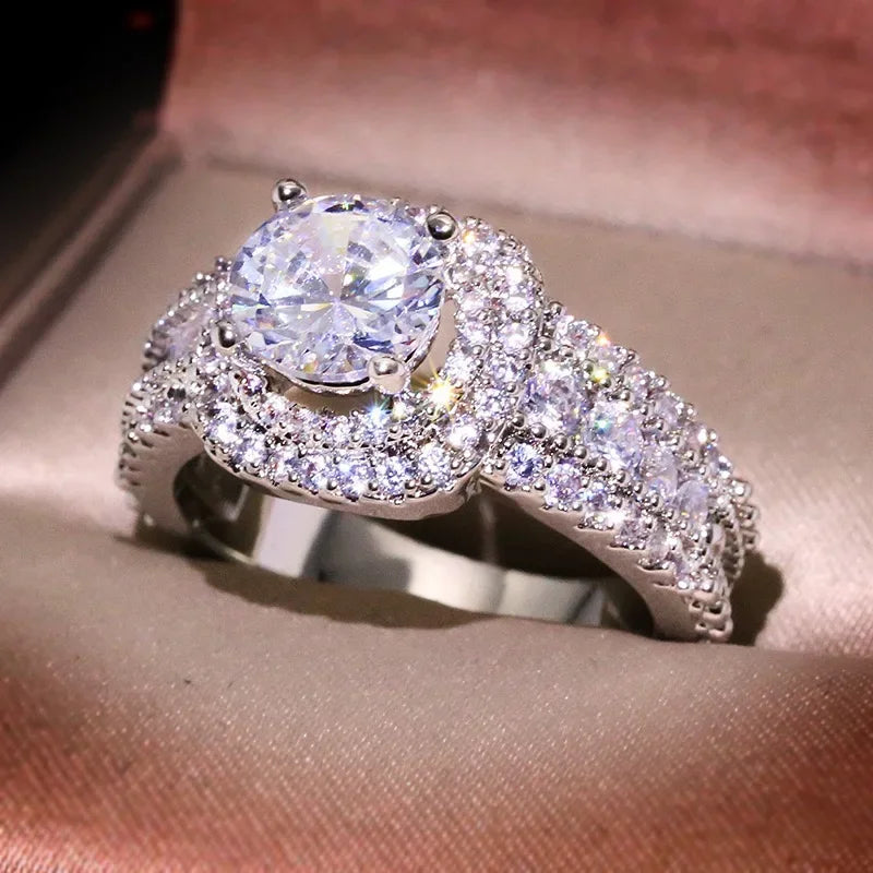 Anillo Cuadratura Brillante