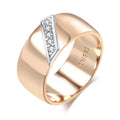 Anillo Ancho Rosé Audaz