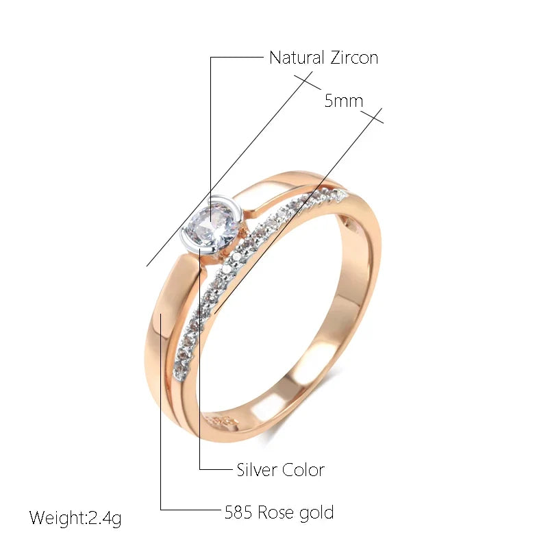 Anillo Slim Rosé Delicado